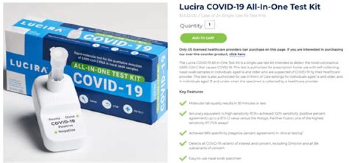 What is the Lucira COVID-19 All-in-One test kit?