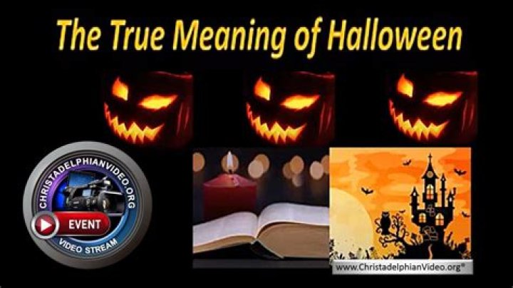 What is the original meaning of Halloween?