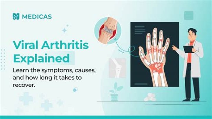 What is viral arthritis symptoms?