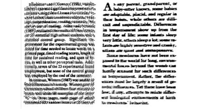 What is visual stress?