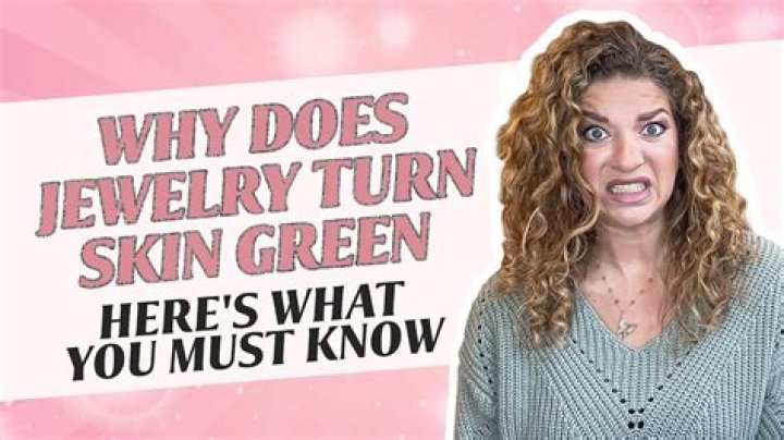 What kind of jewelry won't turn your skin green?