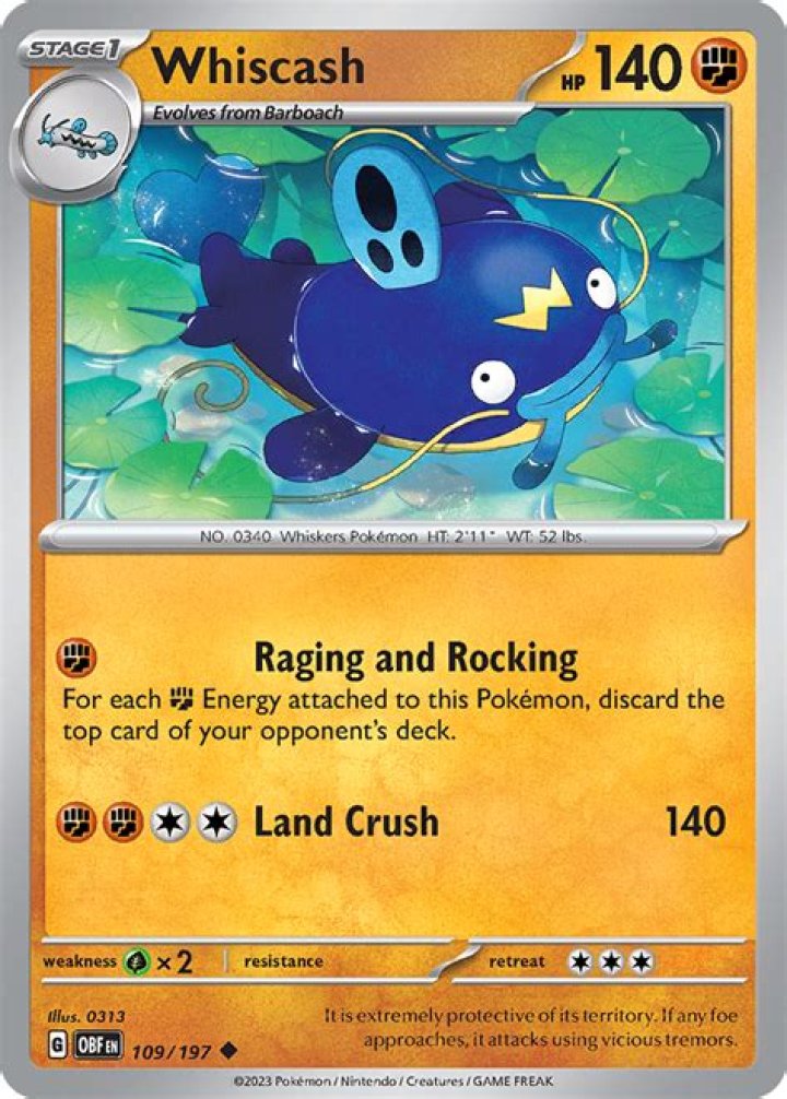 What level does Whiscash learn Aqua Tail arceus?