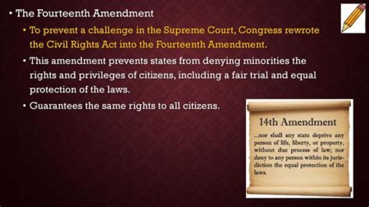 What major changes in rights did the Fourteenth Amendment added to the in the U.S. Constitution quizlet?