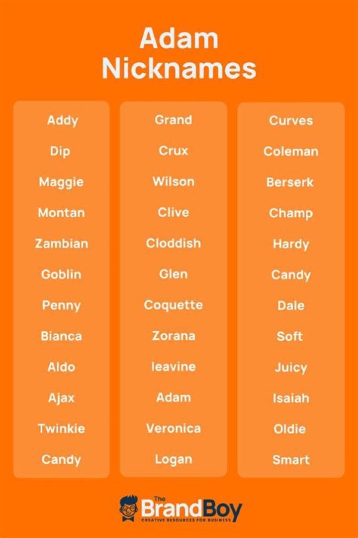 What nickname can I call a guy?