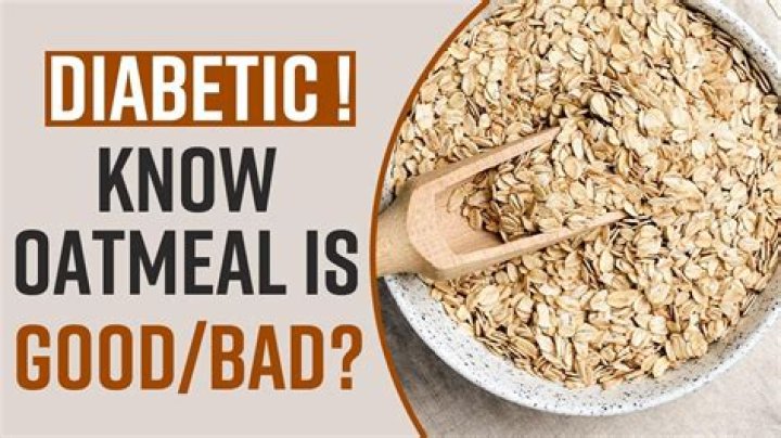 What oatmeal can diabetics eat?