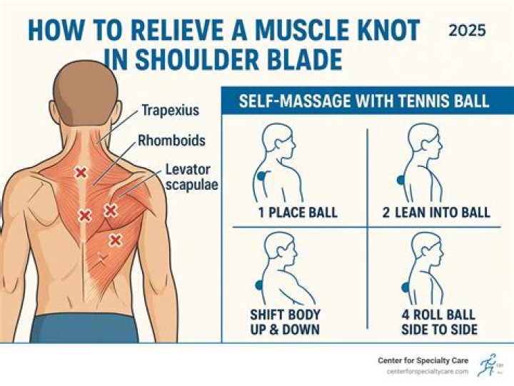 What organ is between shoulder blades?