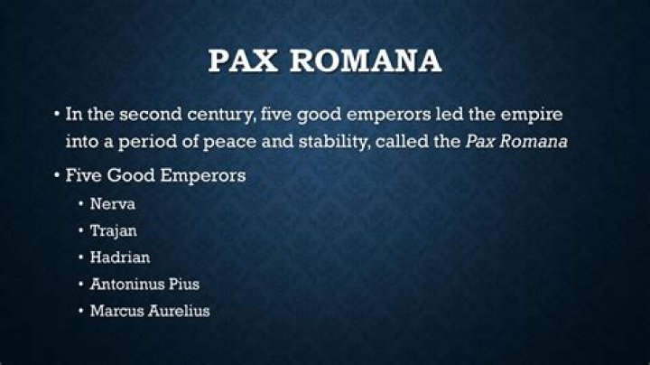 What other name is given to the Pax Romana?
