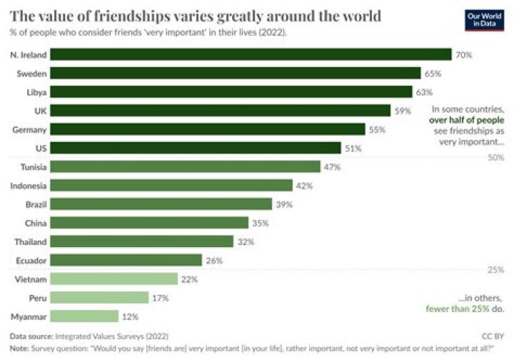 What percentage of friends stay after highschool?