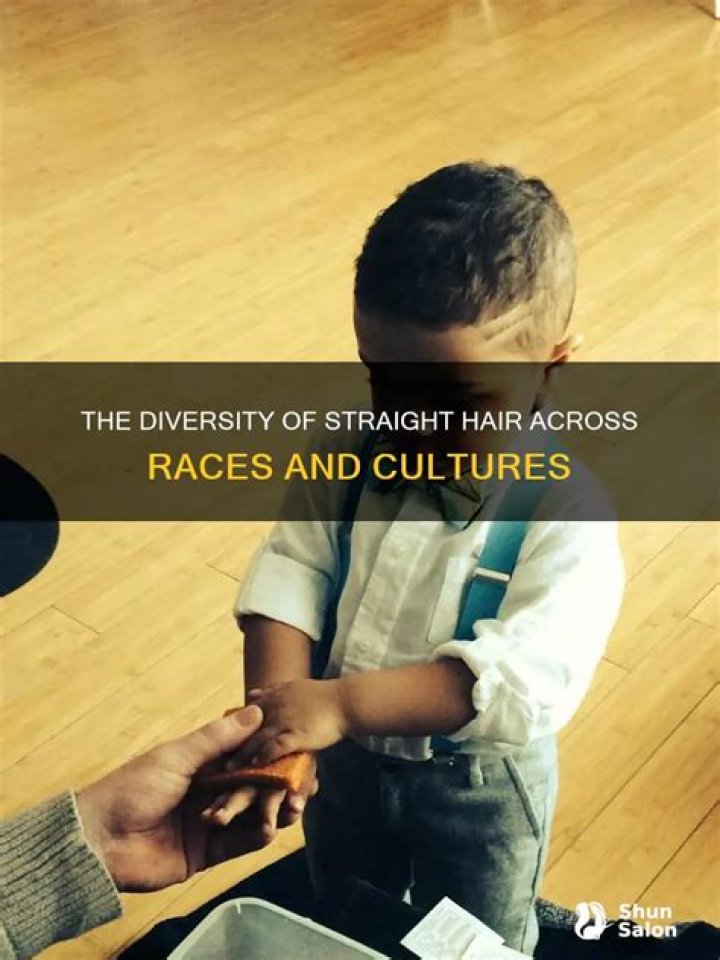 What race has straight hair?