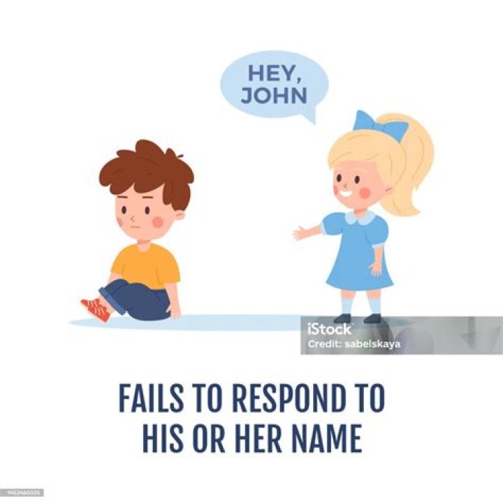 What should I do if my baby doesn't respond to his name?