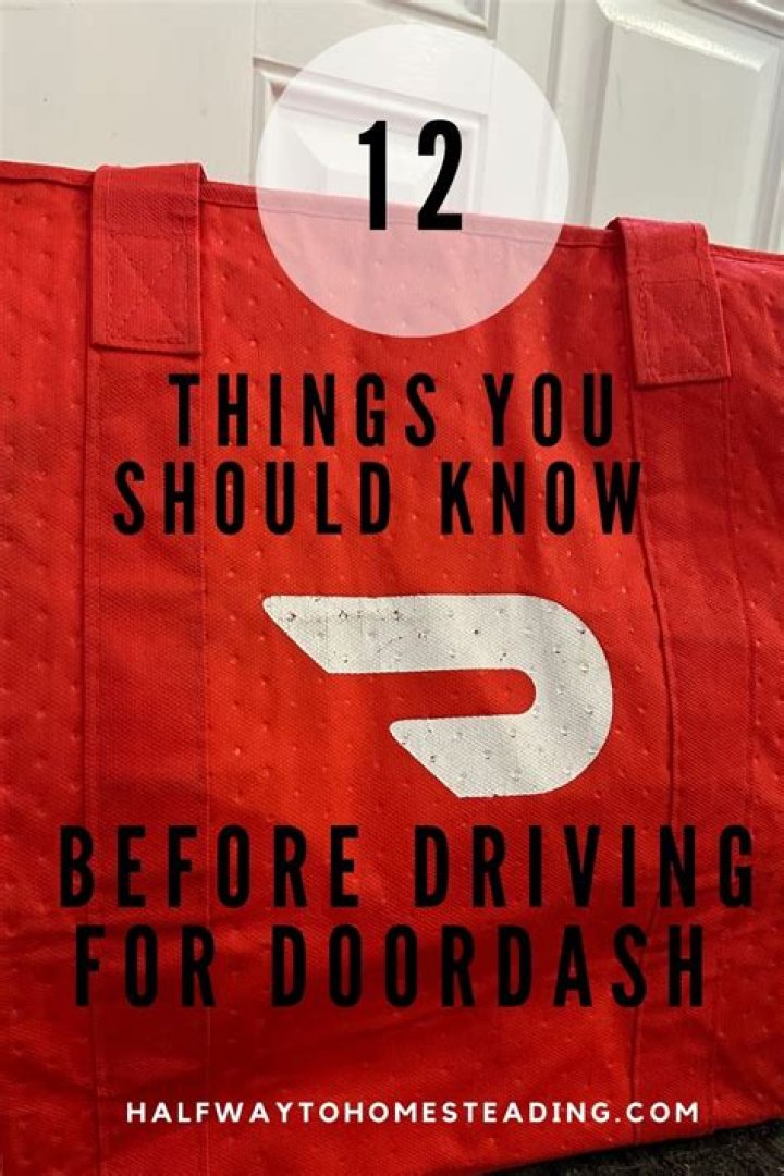 What should I know before DoorDash?