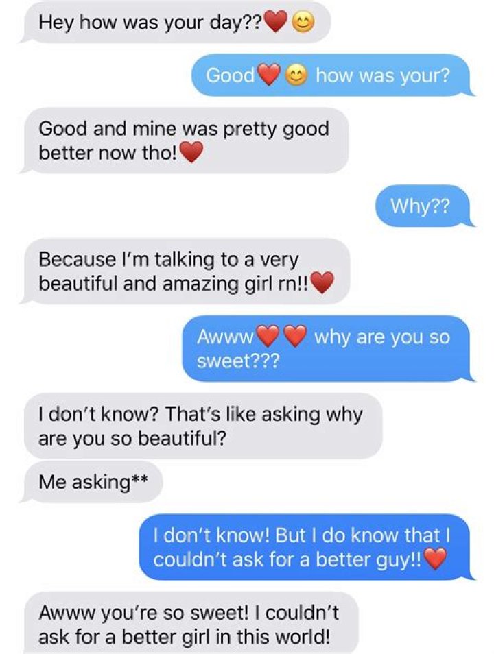 What should I say to my crush over text?
