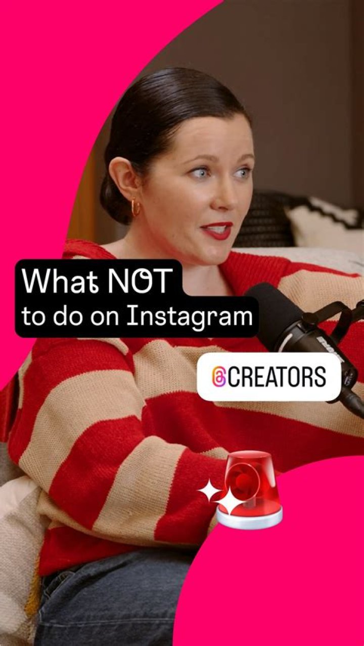 What should you not do on Instagram?