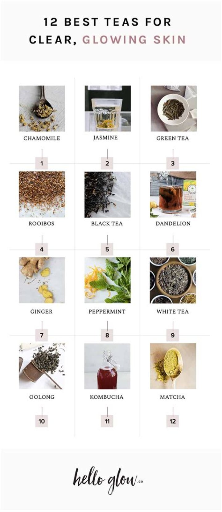 What tea is good for clear skin?