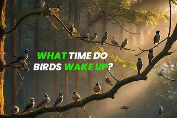 What time do early birds wake up?