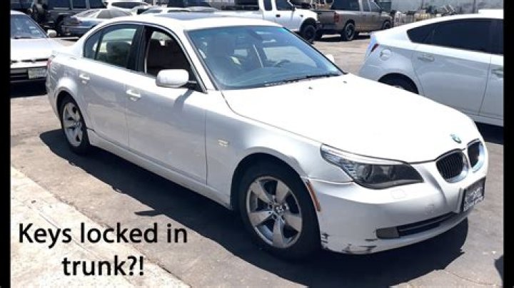 What to do if you lock your keys in your trunk?
