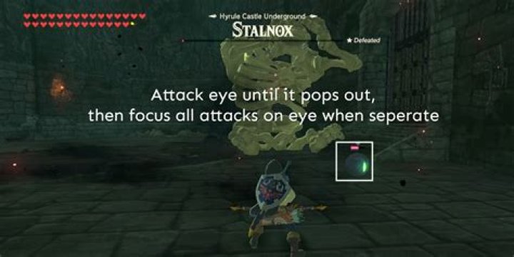 What to do when Stalnox eye falls out?