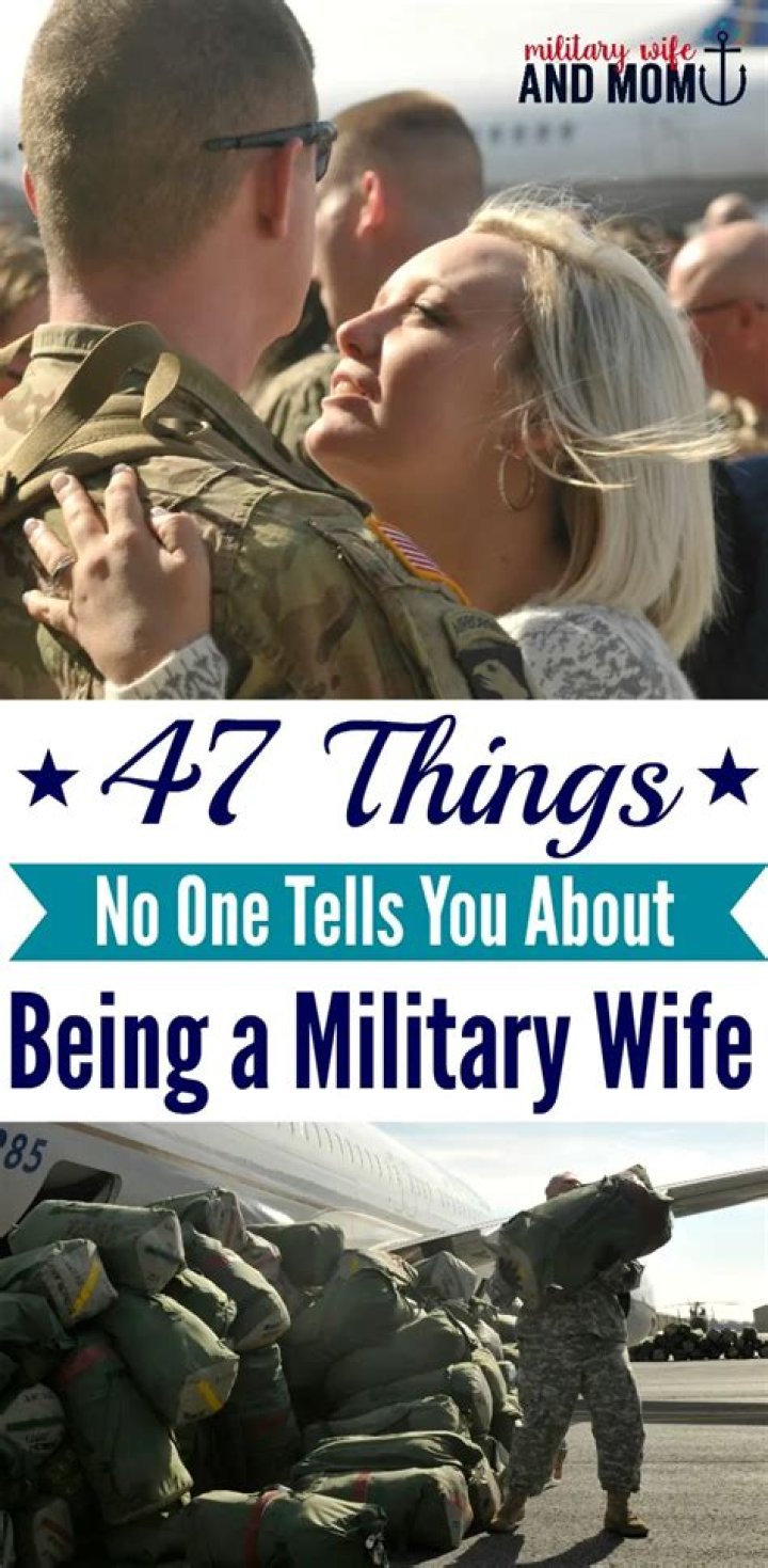 What to know about being a military wife?