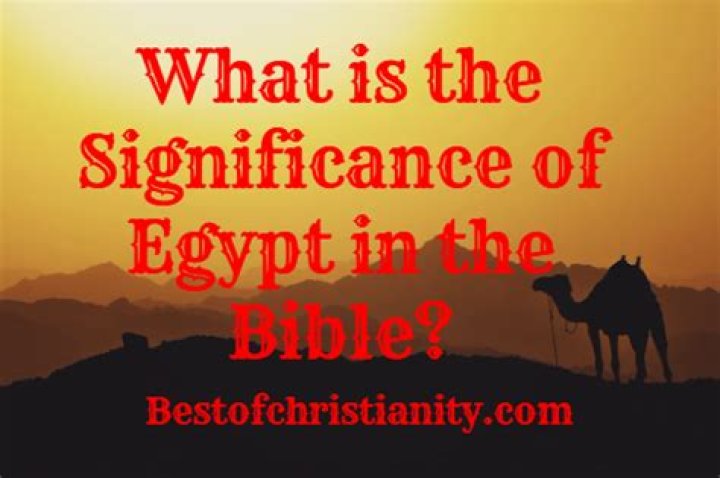 What was Egypt called in the Bible?