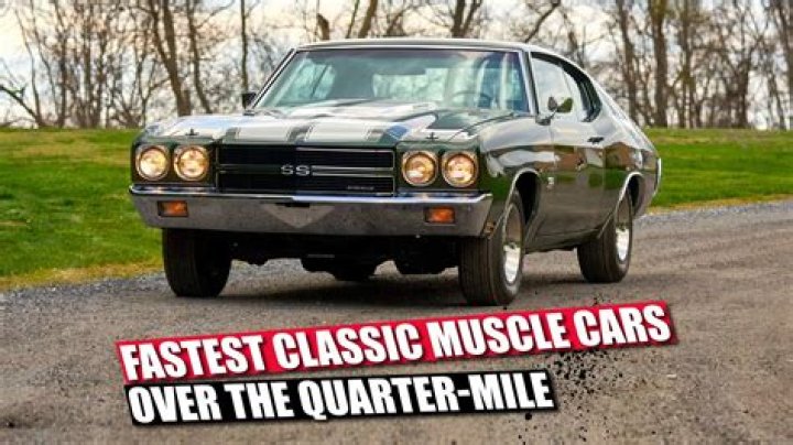 What was the fastest muscle car in 69?
