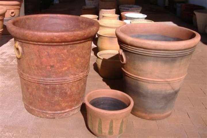 What was the purpose of making large clay pots?