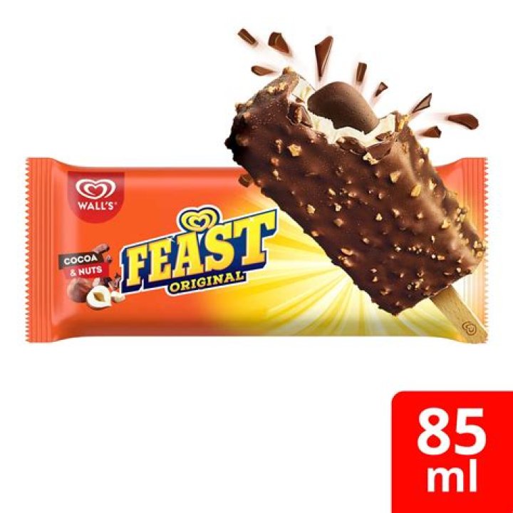 What's in a feast ice cream?