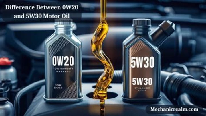 What's the difference between 5w 20 and 5w 30?
