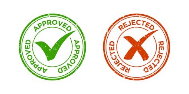 What's the difference between accepted and approved IRS?