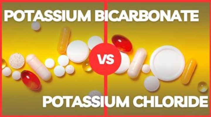 What's the difference between potassium carbonate and potassium bicarbonate?