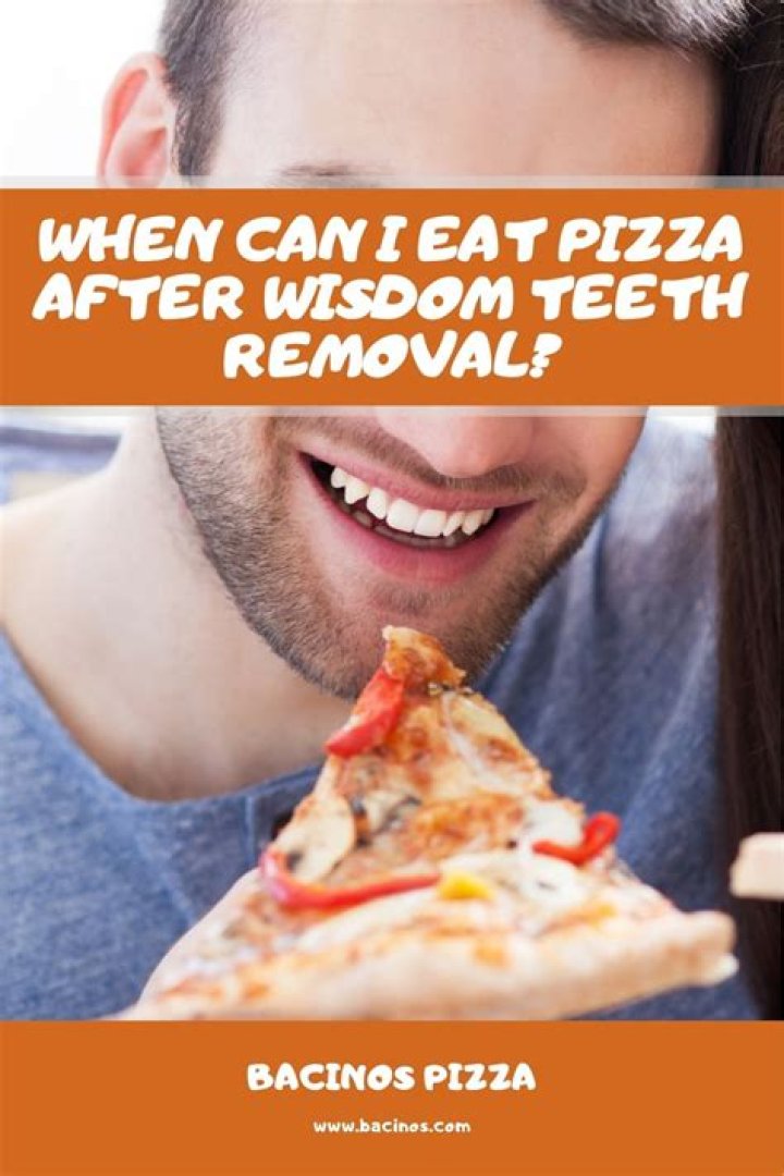 When can I eat pizza after jaw surgery?