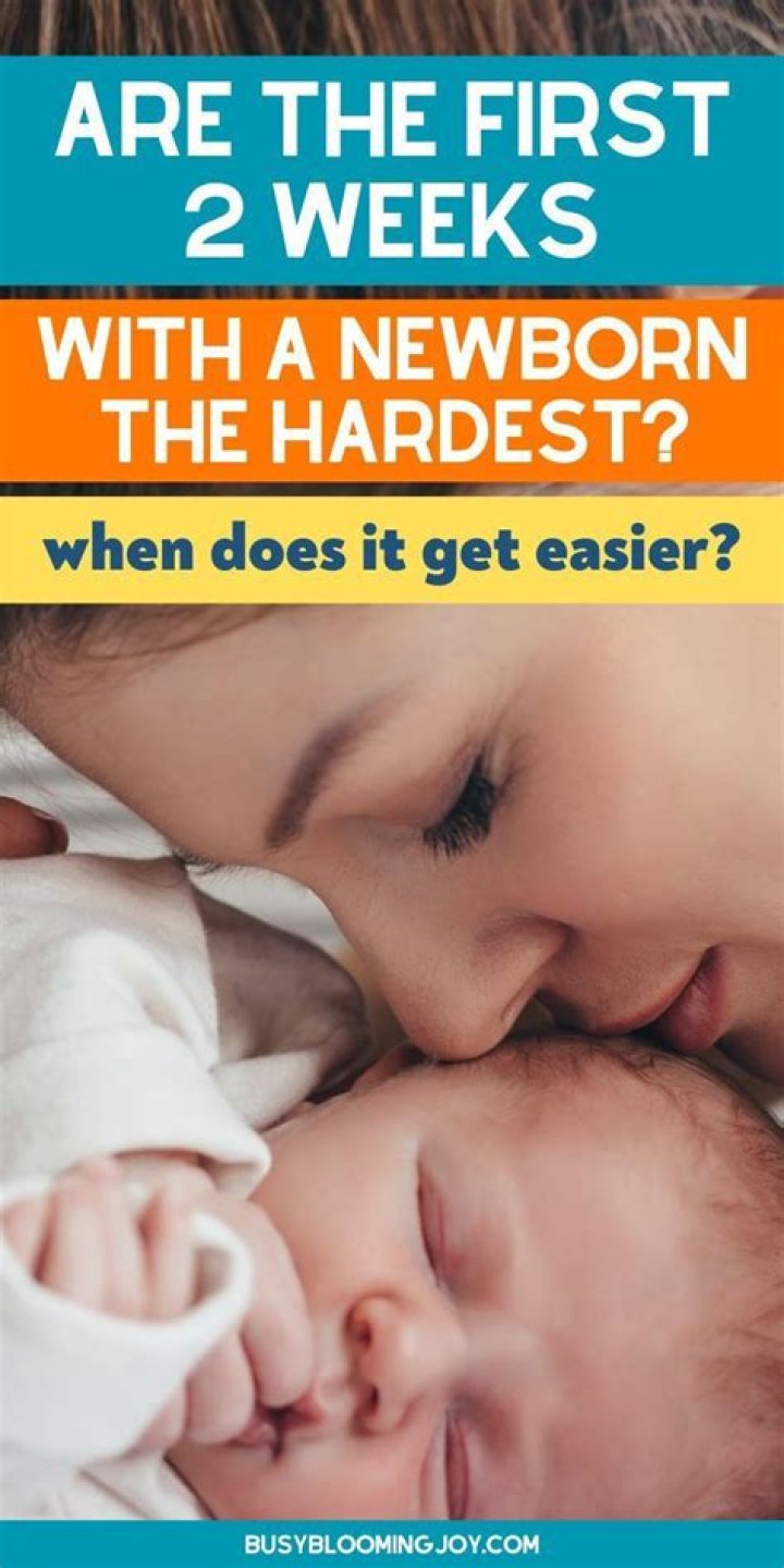 When does it get easier with a newborn?