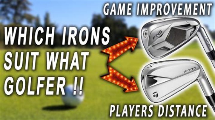 When should I move away from game improvement irons?
