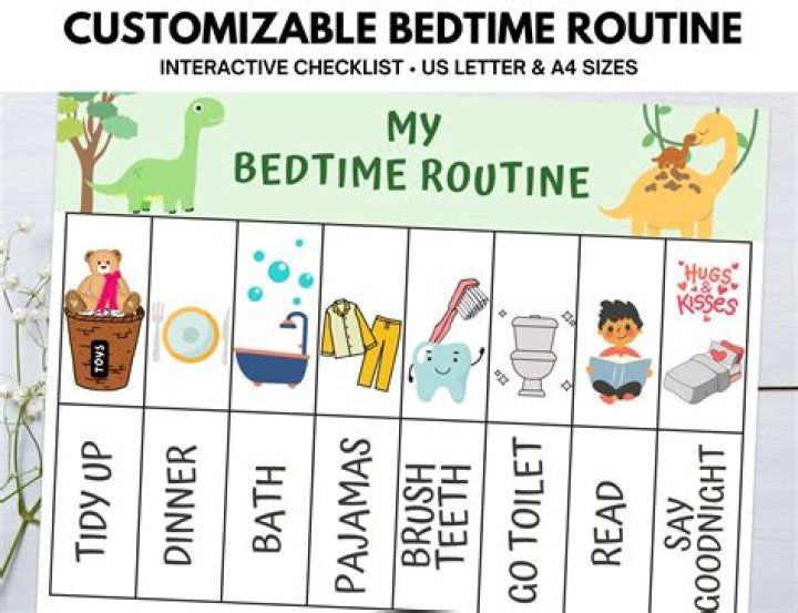 When should you start a bedtime routine?