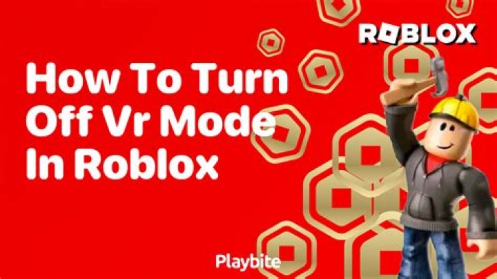 When should you turn off VR?