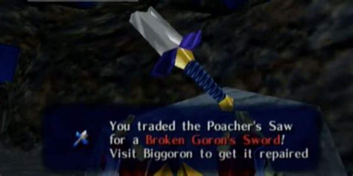 Where do I take the Broken Goron sword?