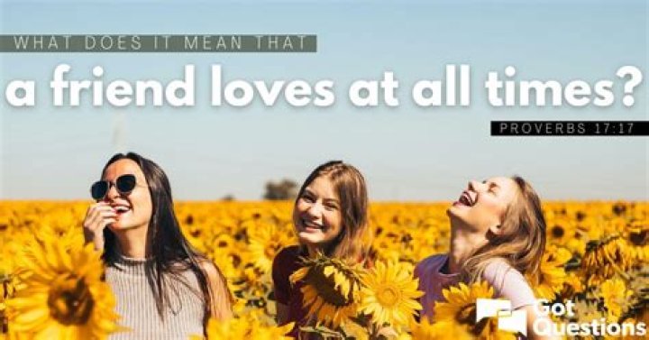 Where in the Bible does it say a friend loves at all times?
