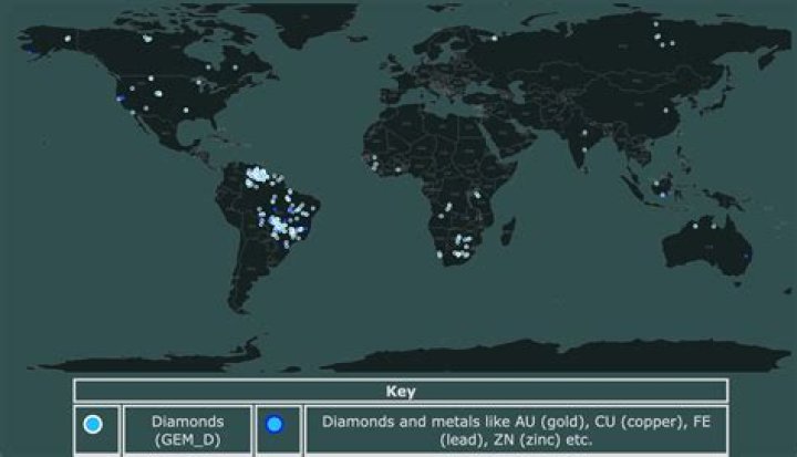 Where is blue diamond found?