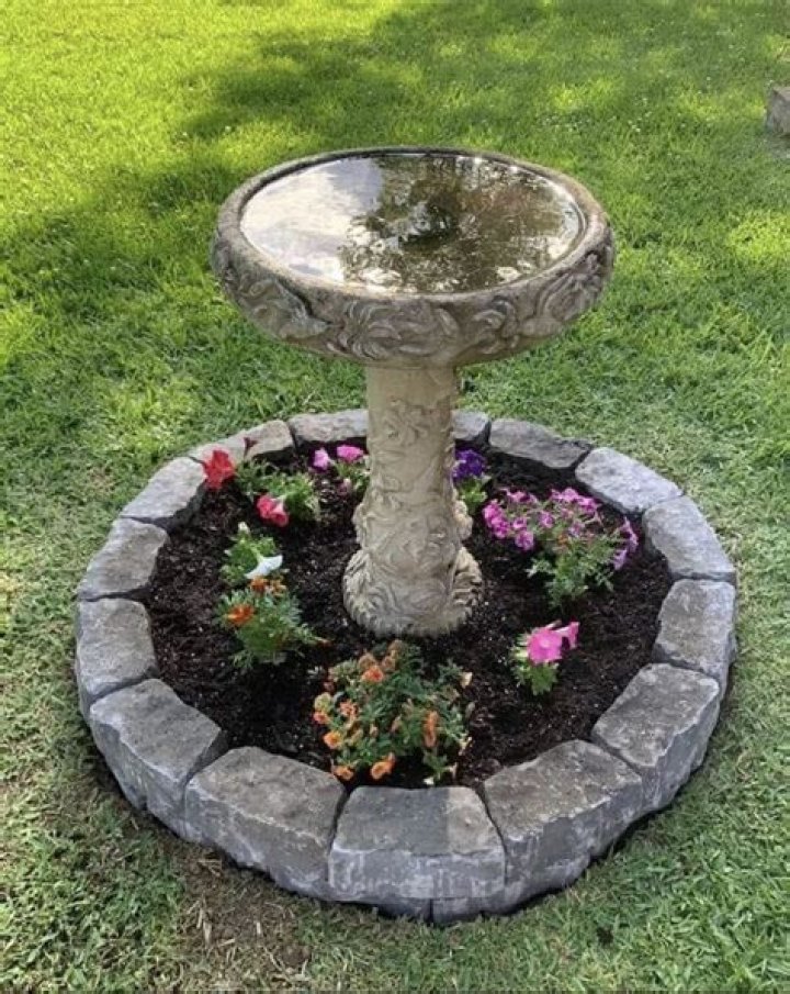 Where is the best location for a bird bath?