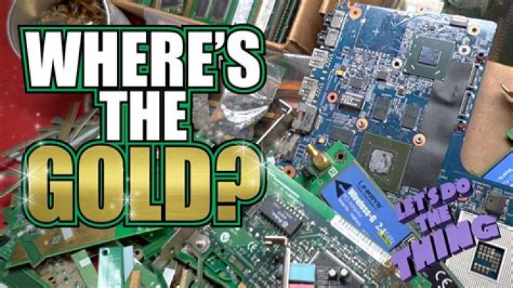 Where is the gold in a laptop?