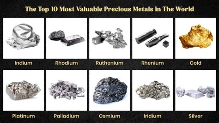Which are precious metals?