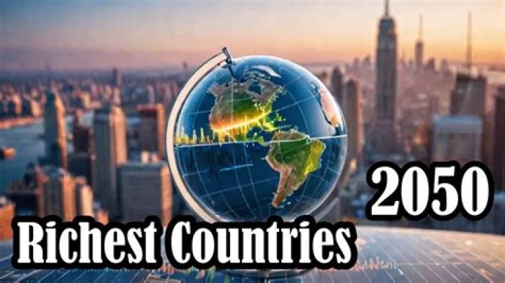 Which countries will be the richest in 2050?