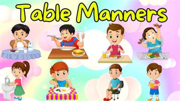 Which country has the best table manners?