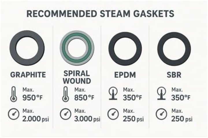 Which gasket is used for high temperature?
