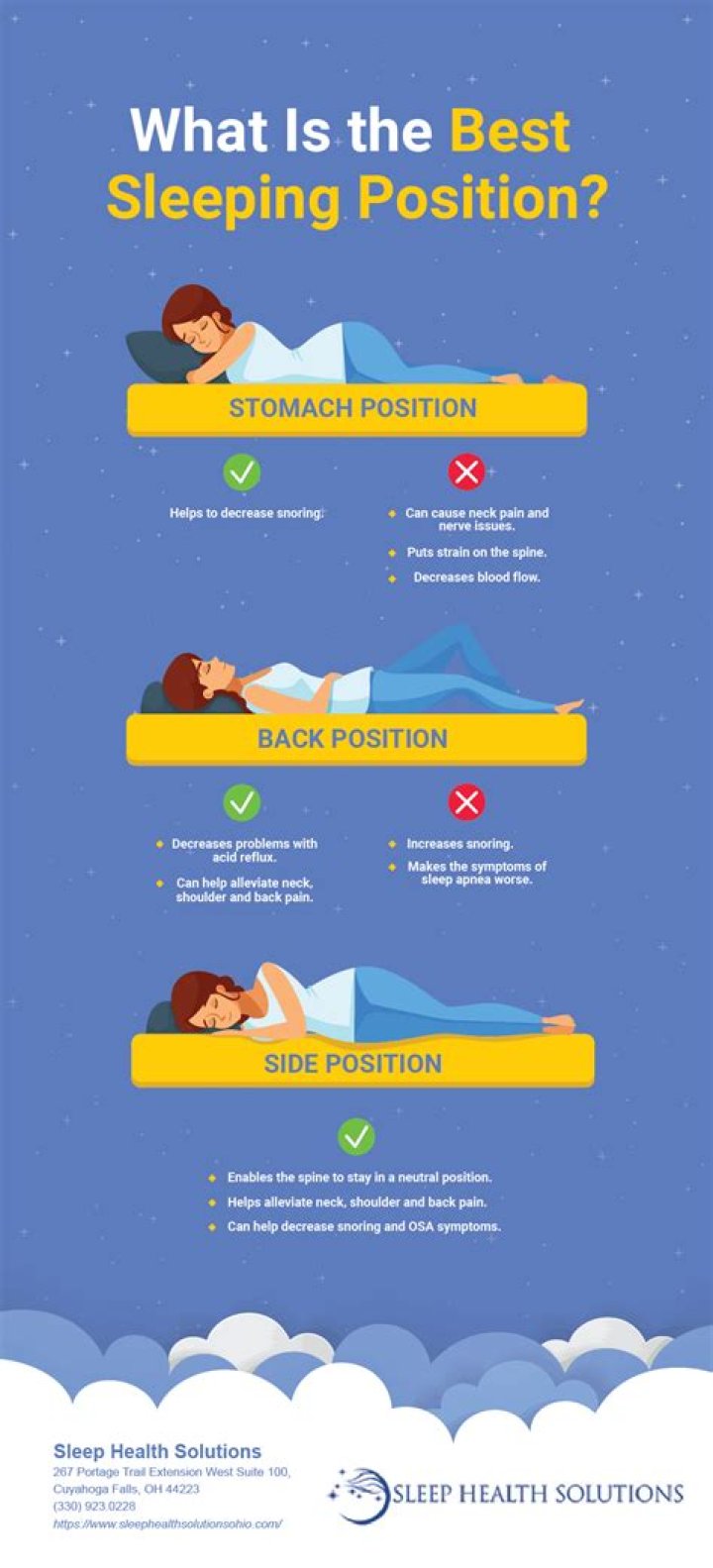 Which is the healthiest way to sleep?