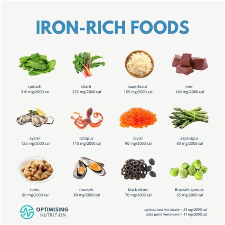 Which milk has the most iron?