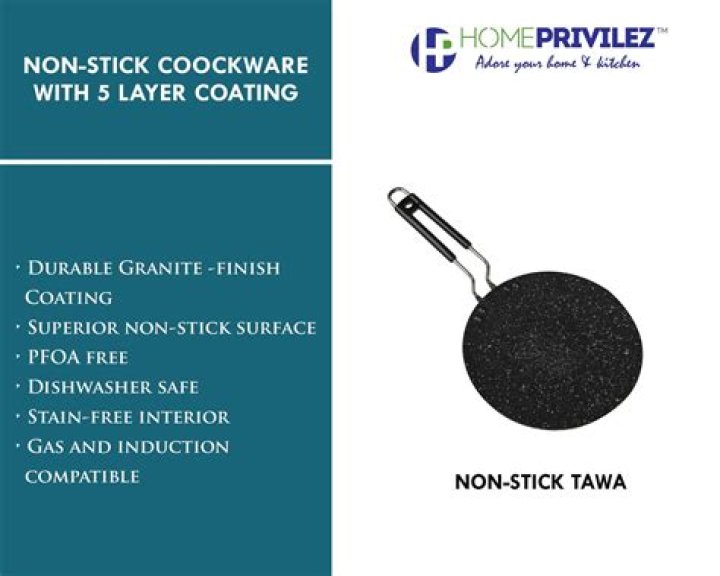 Which non stick tawa is safe?