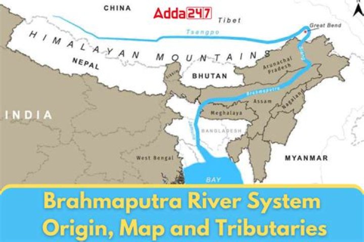 Which river passes through Badrinath?