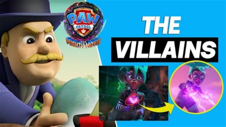 Who are the villains in PAW Patrol?