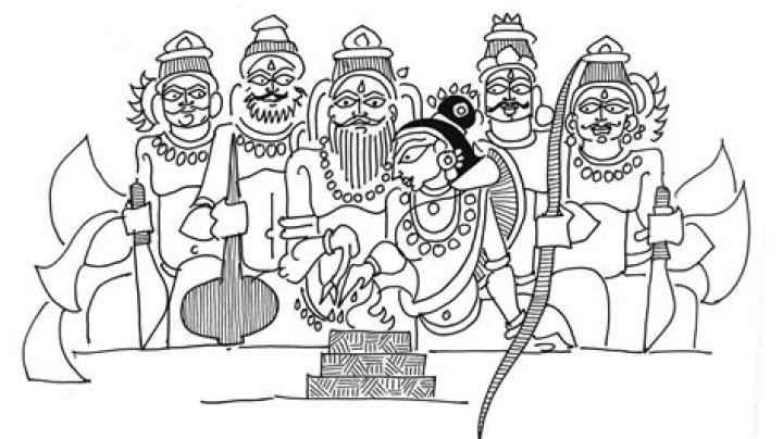 Who did Draupadi love?