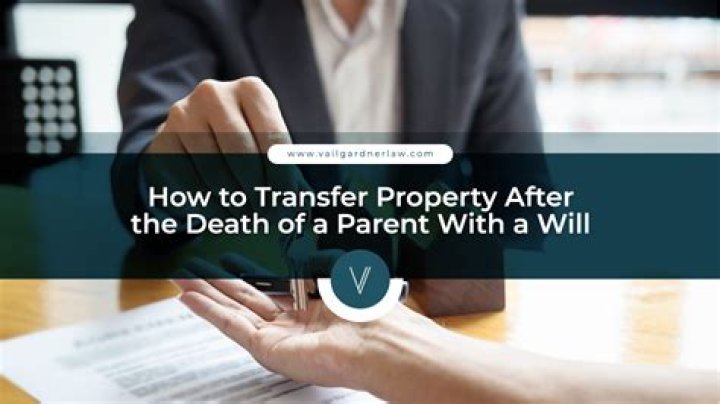Who has right on father's property after death?